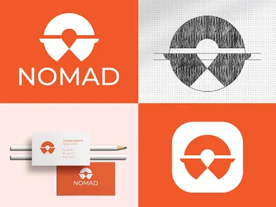 Abstract Travel Logo Design abstract logo design branding business logo explore logo logo awesome logo design logo designer logo folio logo inspiration logo place logo type logomark logos travel logo wanderlust