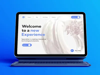Web Design and animation tech company 3d animation app web clay website clean website edtech figma figma web fintech game website graphic design minimalist minimalist website motion graphics tech animation tech website ui vr website web design