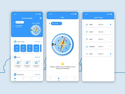 Gurhan Radio - Islamic Mobile App UI Design app design app ui design islamic app design islamic app ui islamic mobile app design mobile app mobile app design mobile ui