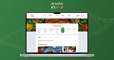 Ahara: A Science-Based Food-First Nutrition App Redesign animation brand strategy