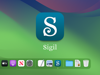 Sigil macOS app icon app branding icon logo macos sigil