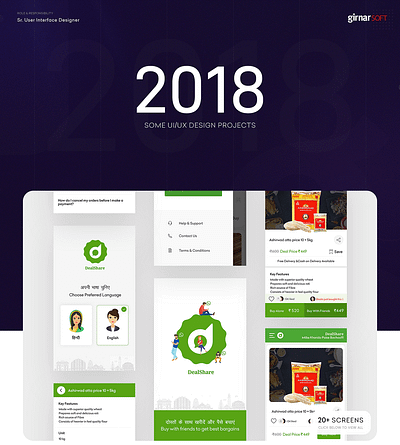 2018 Work ui ux website