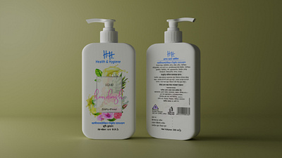 3D Modelling _ Hand Wash 3d 3d animation 3d moddelling akij blender branding creative design graphic design hand wash