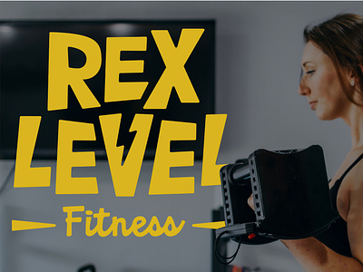 Rex Level Fitness: Visual Identity adobe adobe illustrator brand design branding custom branding custom type design energy fitness graphic design illustration logo type typography vector