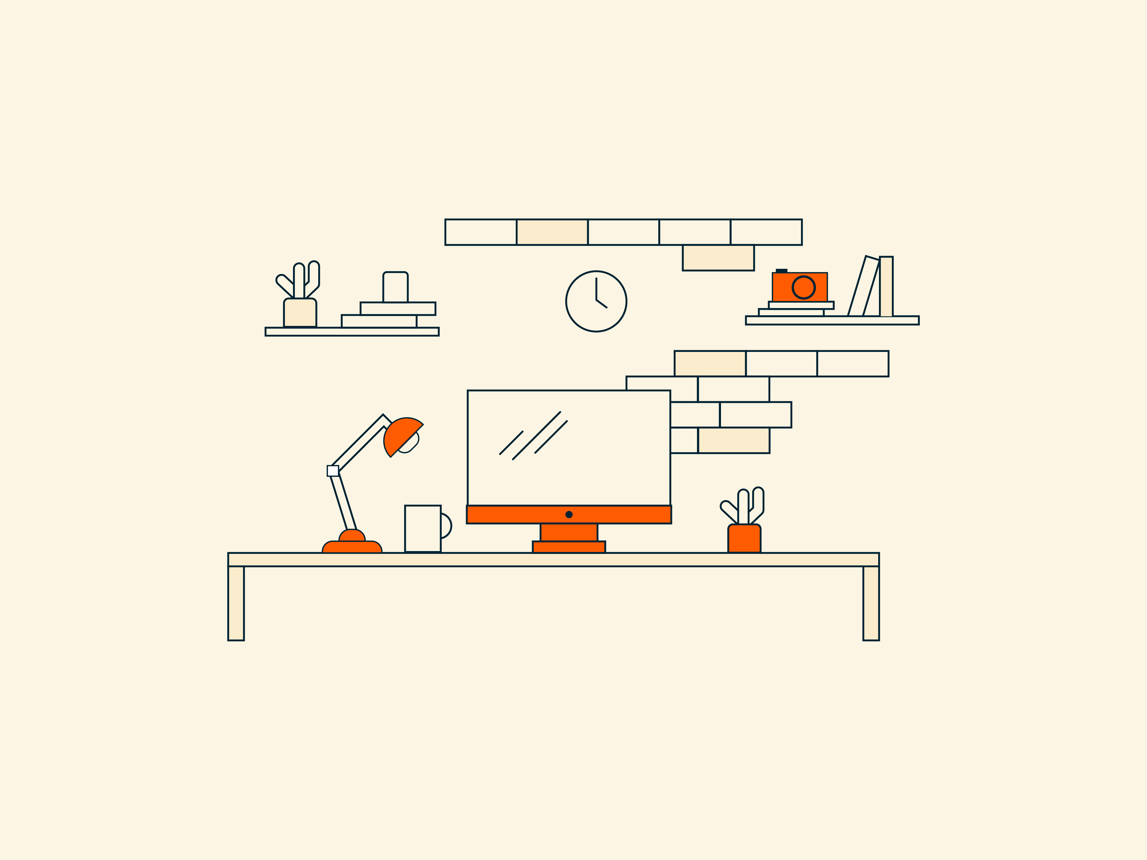 Simple Working Desk Illustration abstract art abstract illustration desk desk design desk illustration digital art fun illustration hand drawn iconinc desk illustration illustration desk imac desk illustration mac desk minimal minimal illustration simple desk illustration simple illustration work on desk working area working desk