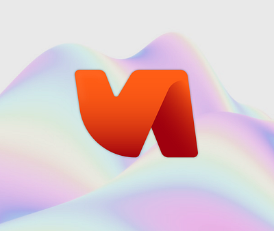 Vista Digital Studio Logo diseño diseño gráfico gradient graphic design logo logo design