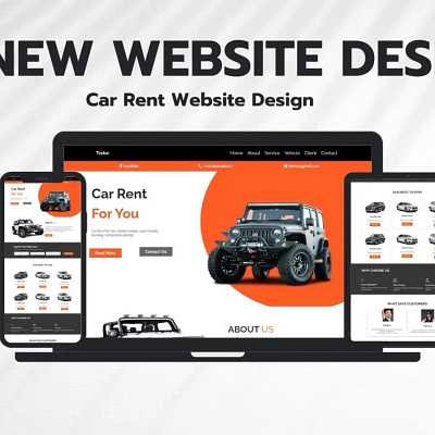 Car Rent Dealer Website Designer branding email camping email marketing forms page graphic design illustration landing page lead generation logo logo design sales funnel ui website design