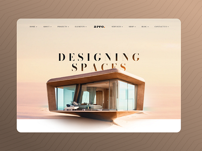 Architecture Home architecture clean flat typography ui web design