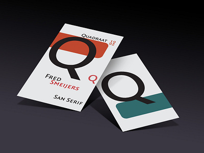 Typography Card Deck graphic design