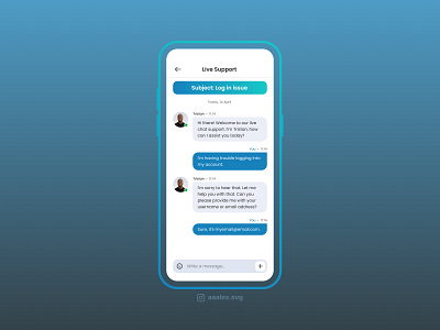 90-Day UI Design Challenge: Day 38 app design chat chat support design design challenge live chat ui ui design ui designer ui inspiration ui trends uiux user interface design uxui