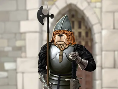 Guard dog artwork character character design concept art design game design illustration