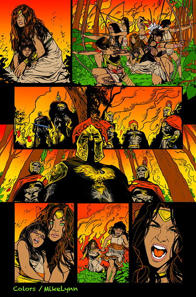 Wondergirl by Joelle Jones Colors MikeLynn comic art graphic design wall art wallpaper
