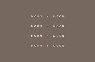 Moon Moon branding identity lighting logo seattle typography
