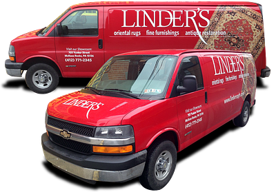 Linder's Van Wrap graphic design