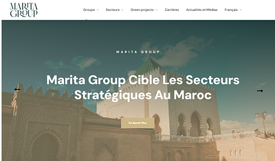 Marita Group - Re-Design Website