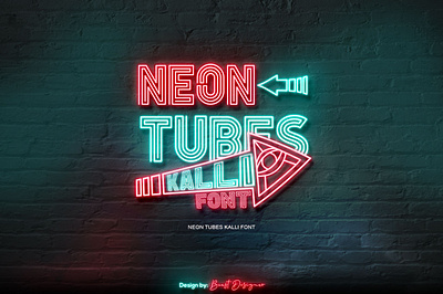 NEON TUBES KALLI By Beast Designer neon typography