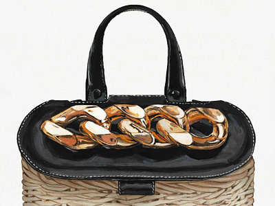 J W Anderson Bag branding editorial illustration graphic design hand drawn j w anderson