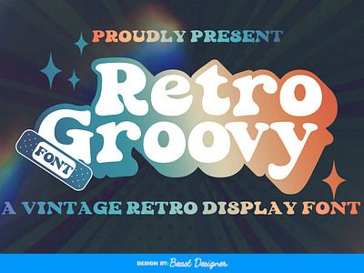 RETRO GROOVY FONT By Beast Designer swinging sixties font