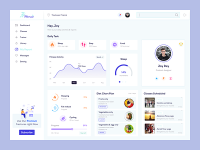 Fitcruve-Fitness Class Dashboard Design app design branding dashboard fitness dashboard graphic design landing page mood board prototyping ui ui ux user experience user interface ux web design wireframe