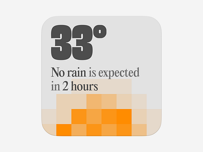 Weather iOS Widget mobile ui ux weather widget