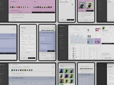 JoCreate.ai - Web App Design for NFT collection service app app design application design interface phenomenon producr design product ui ui design user experience user interface ux ux design uxui web web app web app design