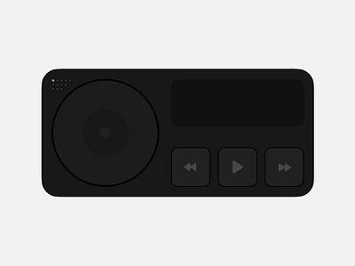 Music Player Widget iOS animation ios mobile motion music player ui ux widget