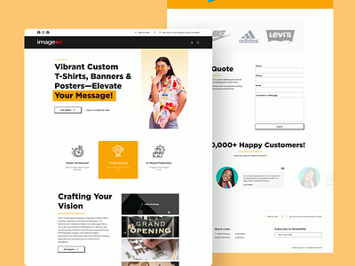 Custom Apparel Website Design