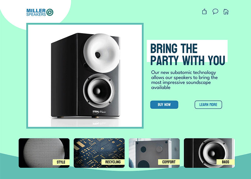 Homepage design for case study branding homepage design ui ux