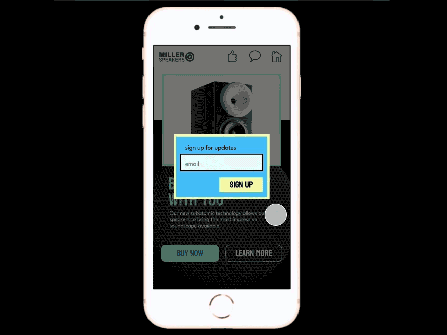 App UI for case study branding figma ui ux