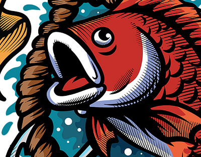LakeView | Anglers Club 3d adobe animation art behance branding design fish graphic design illustration logo motion graphics ui vector