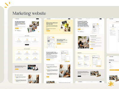 ScoutBees Landing Page design kervin tan krvin landing page layout marketing website ui design web design website design