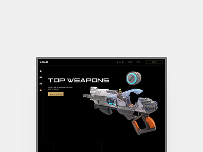 WRLD-Mint Section crypto figma game gun landing page nft ui web3 web3game website