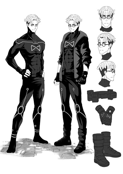 META character art black and white character design comic comic book design drawing illustration manga
