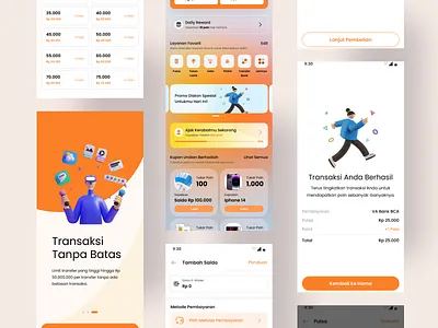 Mobile apps for top up balance & merchant apps dailyui design mobile mobile apps ui uidesign