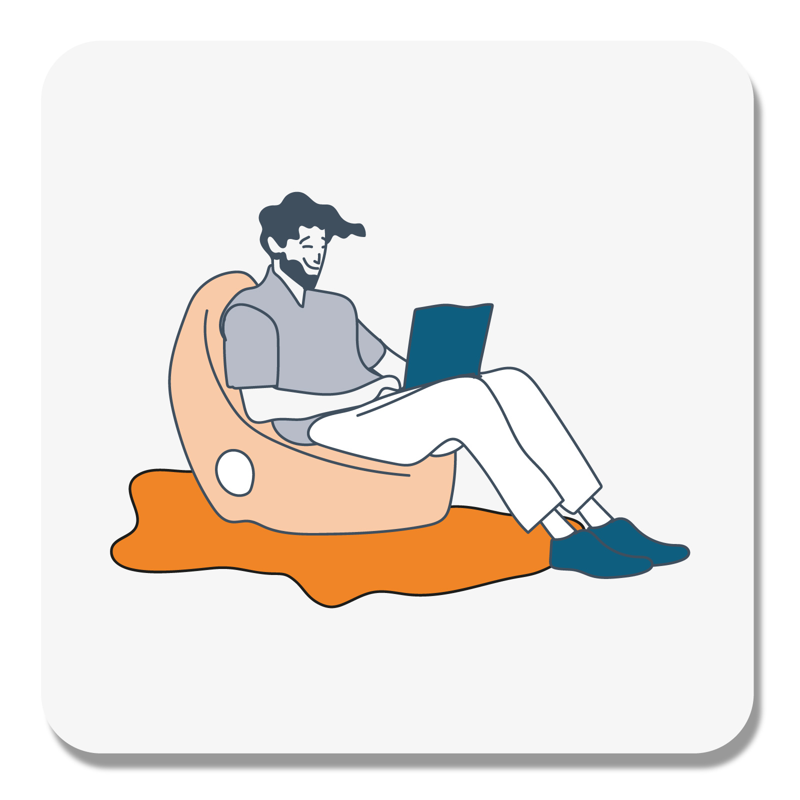 Corporate Illustration art branding chara flat graphic design illustration ui urban vector