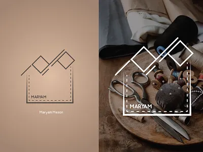 Maryam Meson Logo Design branding cloth cloths creative design fashion graphic graphic design logo logo design meson vector