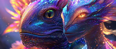 Fantastical Fauna: Luminous Creatures from Beyond the Stars