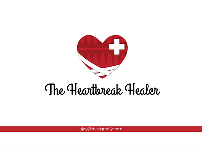 The Heartbreak Healer Logo | Counselling Logo | DesignoFly bandage logo brand identity branding broken heart broken heart logo counseling logo designofly graphic design healer healer logo heart break heart logo heartbreak heartbreak healer inspiration logo logo modern logo motivational logo red heart logo the heartbreak healer