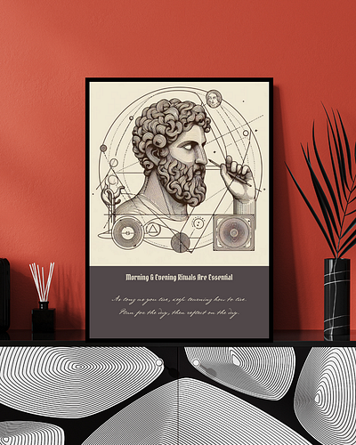 Poster Desing - Themed "Ancient Wisdom" graphic design illustration poster design