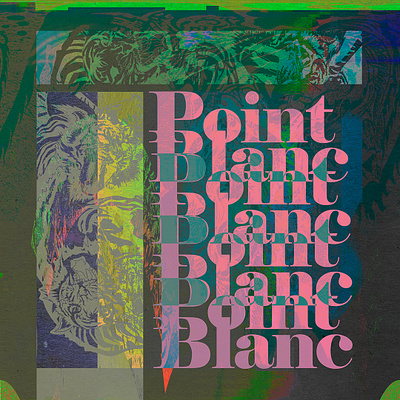 Point Blanc graphic design layout logo