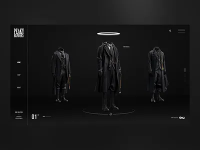 Peaky blinders website futuristicwebsite modernwebsite uiux website