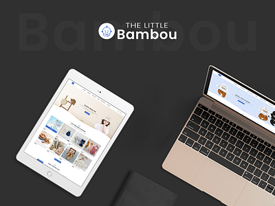 The Little Bambou baby clothing ui ui ux web design website