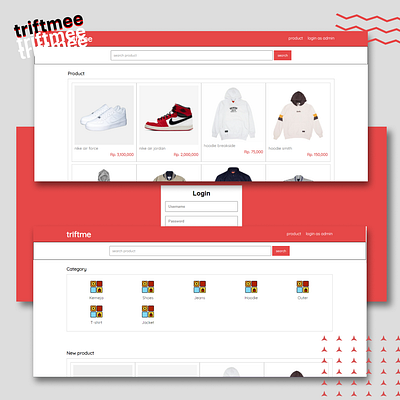 thriftmee e-commerce website design css design design figma developer e commerce e commerce website figma frontend developer graphic design html modern php product produk project ui ux website website design website developer
