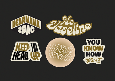 Lettering 90's rap lyrics design graphic design lettering logo