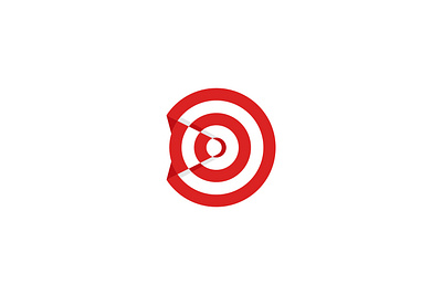 Bullseye Play Button Logo abstrak logo bullseye design logo logo logo company logo modern media logo play button