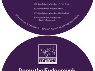 Vinyl labels branding design graphic design typography