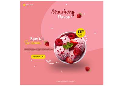 Ice cream design poster/graphic design branding graphic design ui