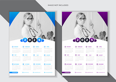 Medical Calendar Design 2025 2025 advertising calendar creative dentist design graphic hospital marketing medical medicine nurse print promotion text