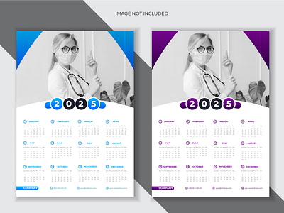 Medical Calendar Design 2025 2025 advertising calendar creative dentist design graphic hospital marketing medical medicine nurse print promotion text