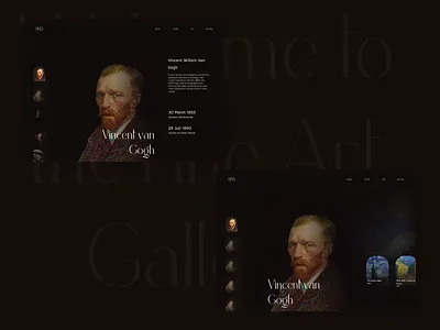 Art Museum | Website Landing Page art gallery gallery art gallery art ui gallery art website landing page landing page design landing page web landing page website ui ui ux ui web design uiux ux